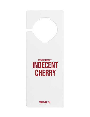 INDECENT CHERRY FRAGRANCE TAG