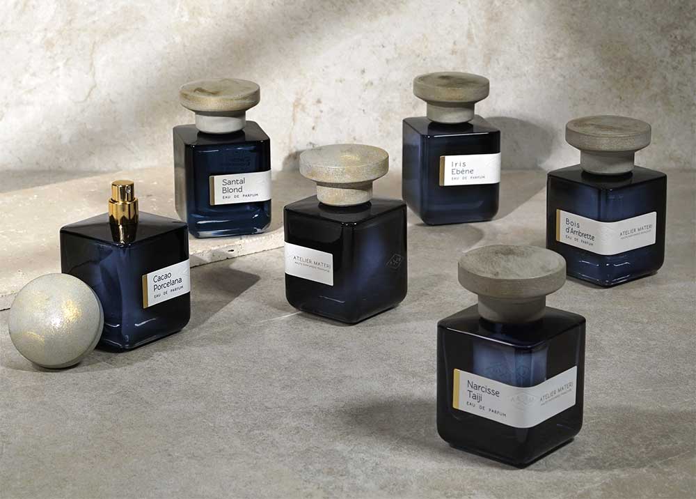 Les parfums de la marque Atelier Materi